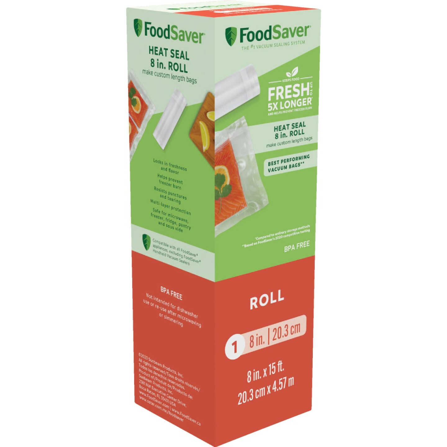 FoodSaver 8 In. x 15 Ft. Roll Freezer Bag - Gladieux Do it Best Home Center